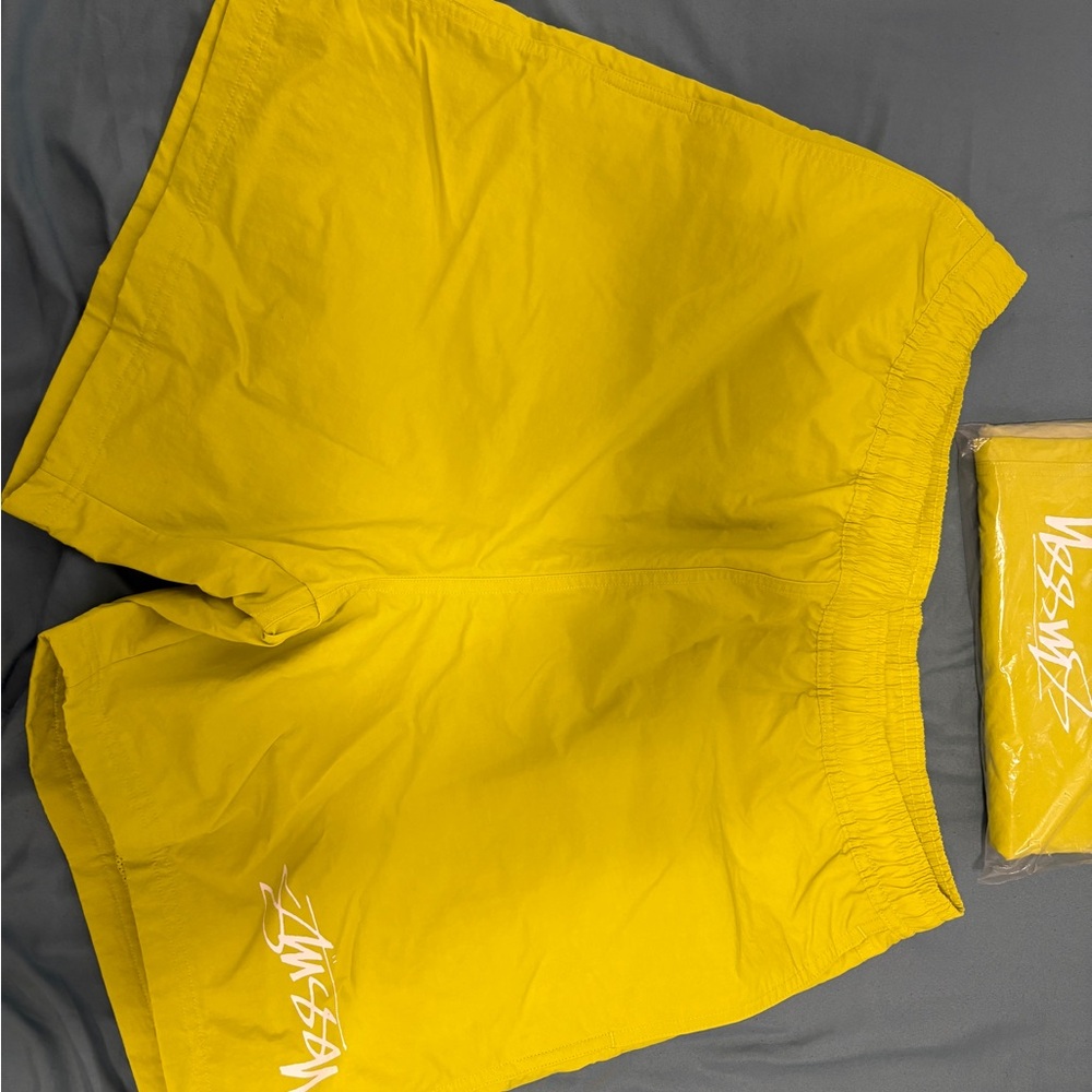 Yellow Stussy Shorts